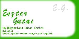 eszter gutai business card